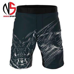 Meilleurs shorts de combat MMA personnalisés OEM en gros, unisexe, pour entraînement UFC et compétition, vêtements de boxe par sublimation, 100% polyester durable 2026 - Product Image 5