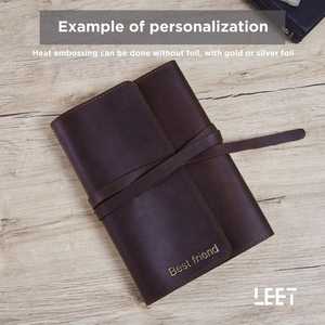 Portafolio Ejecutivo Profesional de Cuero A4, Carpeta para Reuniones con Cubierta de Cuero, Papelería Comercial al por Mayor LBC-0044 - Product Image 4