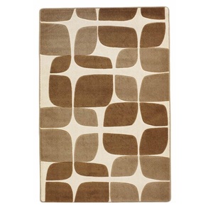 New Style Geometric Handmade Wool Waterproof Non-Slip <b>Thick</b> <b>Pile</b> Area <b>Rug</b> for Living Room Home Use Rectangle Shape - Product Image 1