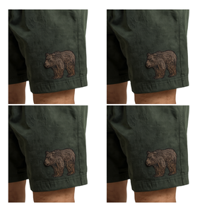 Pantalones Cortos con Estampado de Oso para Hombre, Precio al por Mayor, Ropa Deportiva Informal para Actividades al Aire Libre - Product Image 2
