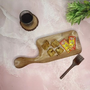 จานไม้ขัดเงาทนทานสำหรับเสิร์ฟผลไม้งานปาร์ตี้ถาดไม้ปรับแต่งได้ - Product Image 4