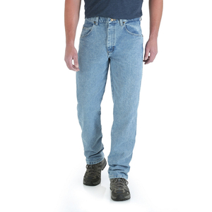 Pantalones Vaqueros Anchos de Mezclilla Azul Cielo para Hombre, de Alta Calidad, Estilo Urbano, Hechos en Pakistán, Venta al Por Mayor - Product Image 1