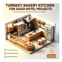 Solutions complètes pour boulangeries - Équipements de boulangerie commerciaux en acier inoxydable, gaz/électricité, pour projets hôteliers Saudi Vision 2030