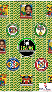 Tissu en coton 100% imprimé africain sur mesure en gros, Ankara Kitenge pour les églises, les écoles, les ONG, les événements, les campagnes, en vrac, OEM - Product Image 5