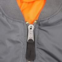 Blouson Bomber Homme Personnalisé OEM en Toile Coupe-Vent à Col Montant, Léger et Zippé, Style Décontracté Urbain pour l'Automne 2026