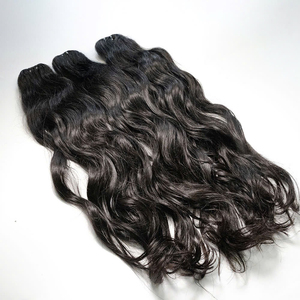 Oferta de Verano: Extensiones de Cabello Natural Ondulado, Doble Trama, Calidad Premium, 100% Cabello Humano Virgen Vietnamita - Product Image 1