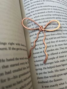 Premium Handmade Copper Bookmark With Decorative Detailing For Books Journals And <b>Diaries</b> - Product Image 5