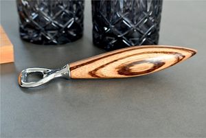 Wine Corkscrew <b>Openers</b> Making Keyring Key Ring Custom Wooden Bamboo Bottle <b>Opener</b> Keychains Key Chains - Product Image 3