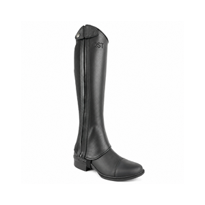 Leather Horse <b>Riding</b> Half <b>Chaps</b> Equestrian Leg <b>Chaps</b> Heavy Duty Zippered Genuine Leather Custom Logo - Product Image 5