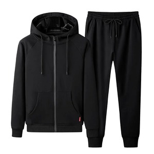 Premium Plain Tracksuit Crafted With Lightweight Breathable Fabric Offering Soft Feel Relaxed Fit Ideal For Everyday Wear - Product Image 1