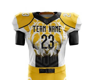 Uniforme de Fútbol Americano Profesional para Equipo, Tela Cómoda con Mangas Cortas - Product Image 4