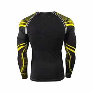 Rashguard homme 100% polyester spandex, séchage rapide, durable, nouvelle arrivée, haute qualité, sublimation. - Product Image 5