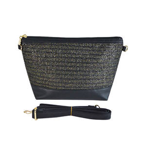 Vietnam logotipo personalizado lona natural cremallera aceite esencial bolsa algodón cosméticos pluma bolsas con asa - Product Image 5