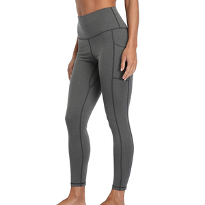 High waist <b>leggings</b> Seamless stretchy yoga pants Full length workout wear Olive green yoga <b>leggings</b> - Product Image 4