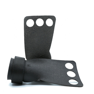 Correas de Soporte para Muñeca de Cuero ANAX SPORTS con Cierre de Gancho y Bucle para Levantamiento de Pesas y Entrenamiento de Fuerza, Color Azul - Product Image 3