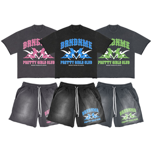 Survêtement d'automne haut de gamme |   Ensemble deux pièces unisexe imprimé sur écran |   Velours tissé 100% coton |   Vente en gros, conception personnalisée, OEM - Product Image 1