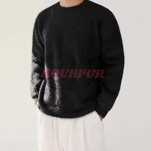 Nouveaux pulls en mohair pour hommes, disponibles en différentes couleurs, tendance, élégants et confortables, à prix raisonnable. - Product Image 3