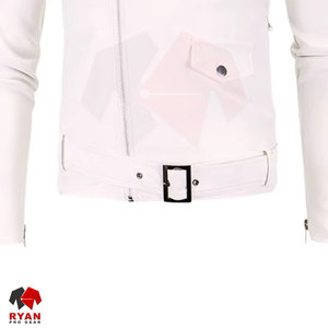 Vestes en cuir sur mesure pour hommes, couleurs unies, logos personnalisés, grandes tailles, vestes respirantes de Ryan Pro Gear - Product Image 4