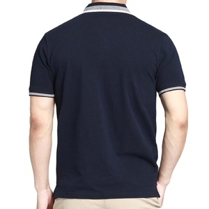 เสื้อโปโลผ้าฝ้ายน้ำหนักเบาผู้ชายคอริบเนื้อผ้านุ่มสบายแฟชั่นฤดูร้อนสบาย ๆ เสื้อผ้าแขนสั้น - Product Image 2