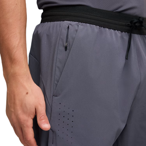 Shorts de sport décontractés pour hommes, coupe athlétique, respirants, pour la gym, l'entraînement, la course, séchage rapide, gris, avec cordon de serrage - Product Image 5