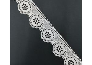 Premium Quality Water Soluble Chemical Gpo Lace <b>Trim</b> <b>Fabric</b> Floral Border Embroidered <b>Trim</b> For Garment Dress Home - Product Image 2