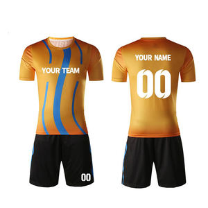 Custom OEM Logo Men Team Sublimation Sports Soccer Wear T Shirts Uniform Football Jersey - Product Image 5