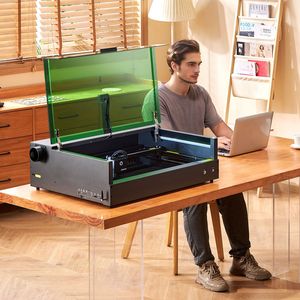 Graveur et découpeur laser 20W, 36000 mm/min, enclos de travail 19,7 x 12,6, caméra, machine de gravure et de découpe laser haute vitesse - Product Image 2