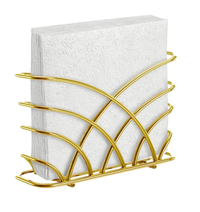Golden Napkin Holder Cheap Metal Tissue Holder Customized Metal Napkin Holder and Tissue <b>Boxes</b> Suppliers India - Product Image 4