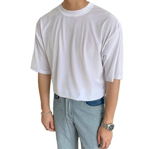 Premium Quality & Quick Dry Breathable Velvet Fabric Short Sleeves Custom Logo & Colour Velvet Mens Tee <b>Shirts</b> - Product Image 2