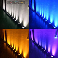 SHEHDS 6*18W RGBWA UV 6-en-1 Projecteurs LED sans fil sur batterie, Contrôle par application mobile, Éclairage de scène pour DJ, discothèque, fête, mariage
