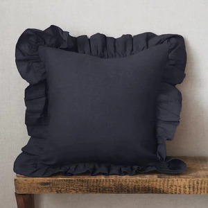 Funda de Cojín 100% Lino Puro, Decorativa para Sofá del Hogar - Product Image 2
