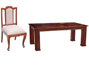 Modern Luxury Royal Commercial Restaurant Furniture High Quality Solid Wood <b>Dining</b> <b>Table</b> 6 Chairs Restaurant Sets - Product Image 6
