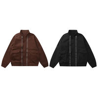 Blousons bomber à faible MOQ avec finition polyester matelassée, coupe bomber, pour marques américaines, vente en gros, logo personnalisé