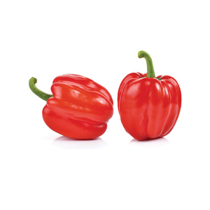 Poivron rouge cultivé naturellement, texture fraîche et croustillante, couleur vive, idéal pour les salades et les recettes gourmandes - Product Image 1