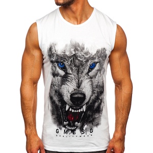 Wholesale <b>Mens</b> Plain <b>Singlet</b> Custom logo Cotton Polyester Breathable tank Tops Underwear Undershirts <b>Mens</b> Vests - Product Image 3