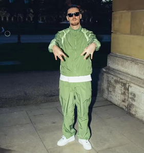 Custom Windbreaker Outfits Nylon Suit Sport Jacket Track Zip up <b>Wind</b> <b>Breaker</b> Street Wear Baggy Pants Sets Tracksuits for Men - Product Image 2