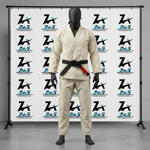 Ensembles d'uniformes de judo de haute qualité, unisexes, en tissu Spandex/Polyester, respirants, à séchage rapide, vêtements d'arts martiaux, uniforme de judo - Product Image 1