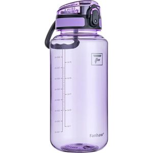 Bottiglia d'Acqua in Tritan Trasparente da 32 oz, Senza BPA, Antigoccia, con Tappo Antipolvere, Riutilizzabile, per Palestra e Sport - Product Image 1