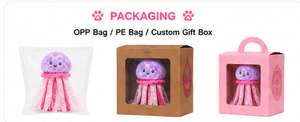 Peluche Méduse Mignonne, Jouet en Peluche Méduse, Animal Marin en Peluche, Coussin Doux en Tissu Velboa, Jouet Marin en Peluche - Product Image 5