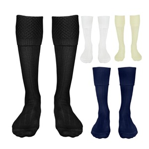 <b>Knee</b> <b>High</b> Cream Wool <b>Socks</b> for Scottish Kilt Highland Dress Parade Use Made in Pakistan - Product Image 2