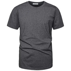 Men's Slim Fit T-<b>Shirt</b> Polyester/Cotton O-Neck Short Sleeve Plain Eco-Friendly Breathable <b>Summer</b> <b>Shirt</b> - Product Image 4