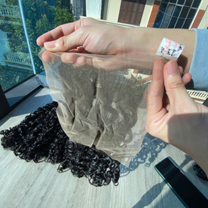 Extensions de cheveux bouclés pixie de luxe de haute qualité, couleur noire naturelle, cheveux vietnamiens pour femmes, prix de gros d'usine - Product Image 3