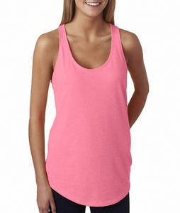 Slim Fit Plain Long Fitness Workout <b>Tops</b> 100% Soft Export OEM Service New Fashion Women Tank <b>Tops</b> With Logo embroidery - Product Image 2