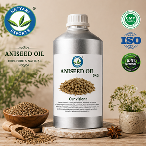 คาทยานี เอ็กซ์พอร์ตส์ น้ำมันหอมระเหยโป๊ยกั๊ก (Pimpinella Anisum) บริสุทธิ์ 100% จากเมล็ดพืช น้ำหนัก 1 กิโลกรัม - สำหรับเครื่องสำอางและน้ำมันหอมระเหยบำบัด - Product Image 2
