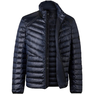 Men's Lightweight <b>Packable</b> Hooded Winter Puffer <b>Jacket</b> with Zipper Closure Water-Resistant for Travel & Casual Hiking - Product Image 3