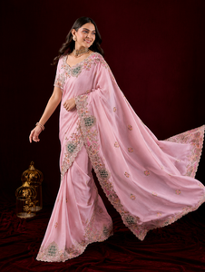 Sari de Seda Personalizado de Diseño Indio para Mujer, Hermoso Diseño Patola, Estilo Tradicional para Bodas y Fiestas - Product Image 2