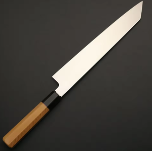 Couteau de Chef Forgé à la Main LEGACY BLADES, Acier à Haute Teneur en Carbone, Style Japonais, Manche en Bois Fait Main, Finition Polie, Biseau Droit - Product Image 1