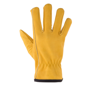 New Style Fashion Driver <b>Gloves</b> Leather for Men Heavy Duty Industrial Safety Hand Protection Car Driving <b>Gloves</b> - Product Image 3