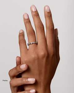 Bagues de mariage à taille mixte de 4 mm en or massif 14K 18K, diamants de laboratoire multi-formes, bagues éternité et solitaires empilables, bijoux fins en gros - Product Image 2