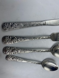 Ensemble de couverts en acier inoxydable de haute qualité, couverts modernes, couteau, fourchette, cuillère, vaisselle de mariage, écologique, poli miroir - Product Image 3